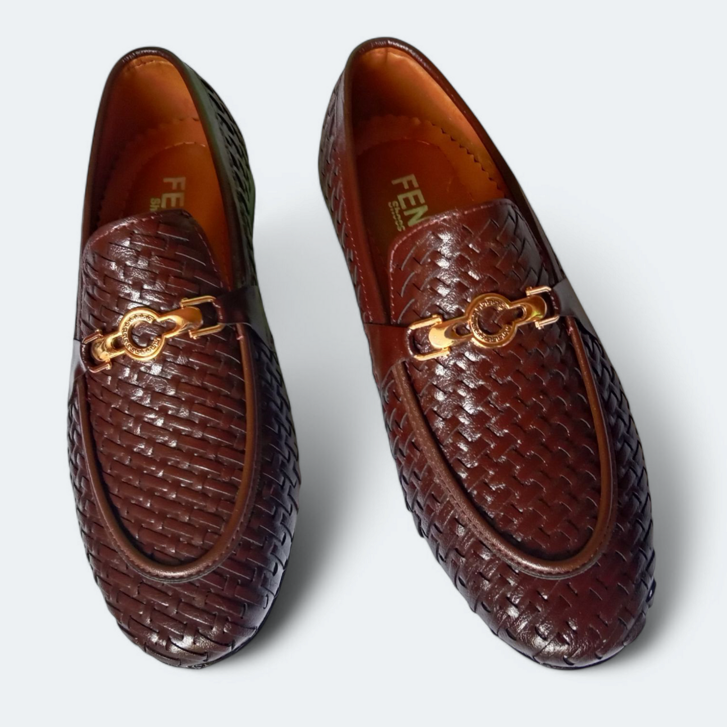 Men's Brown loafers shoes formal fashion