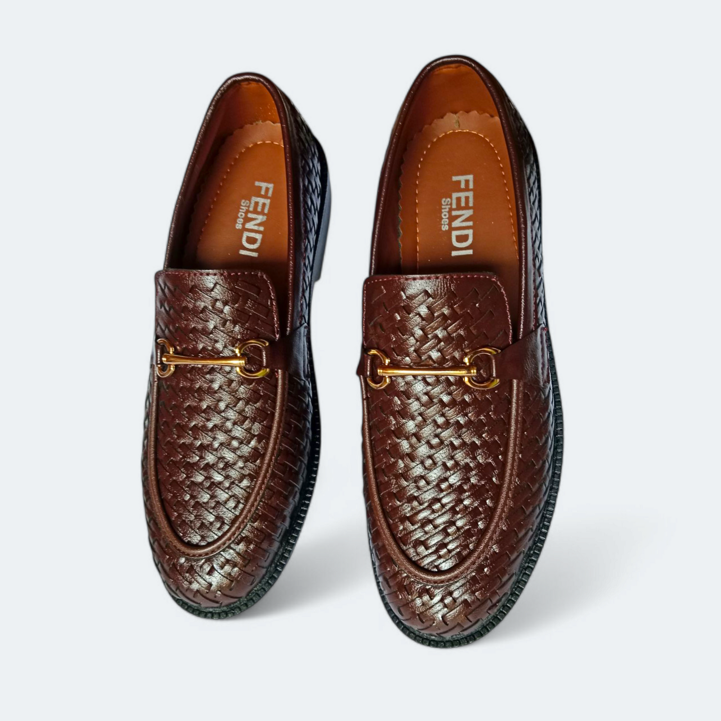 Brown formal shoes| men's highsole premium quality loafers