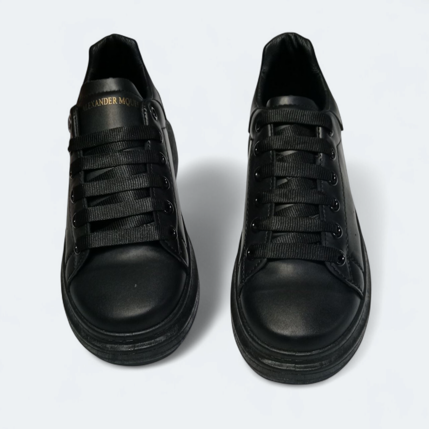 Black Alexander Sneakers shoes| High sole black sneakers