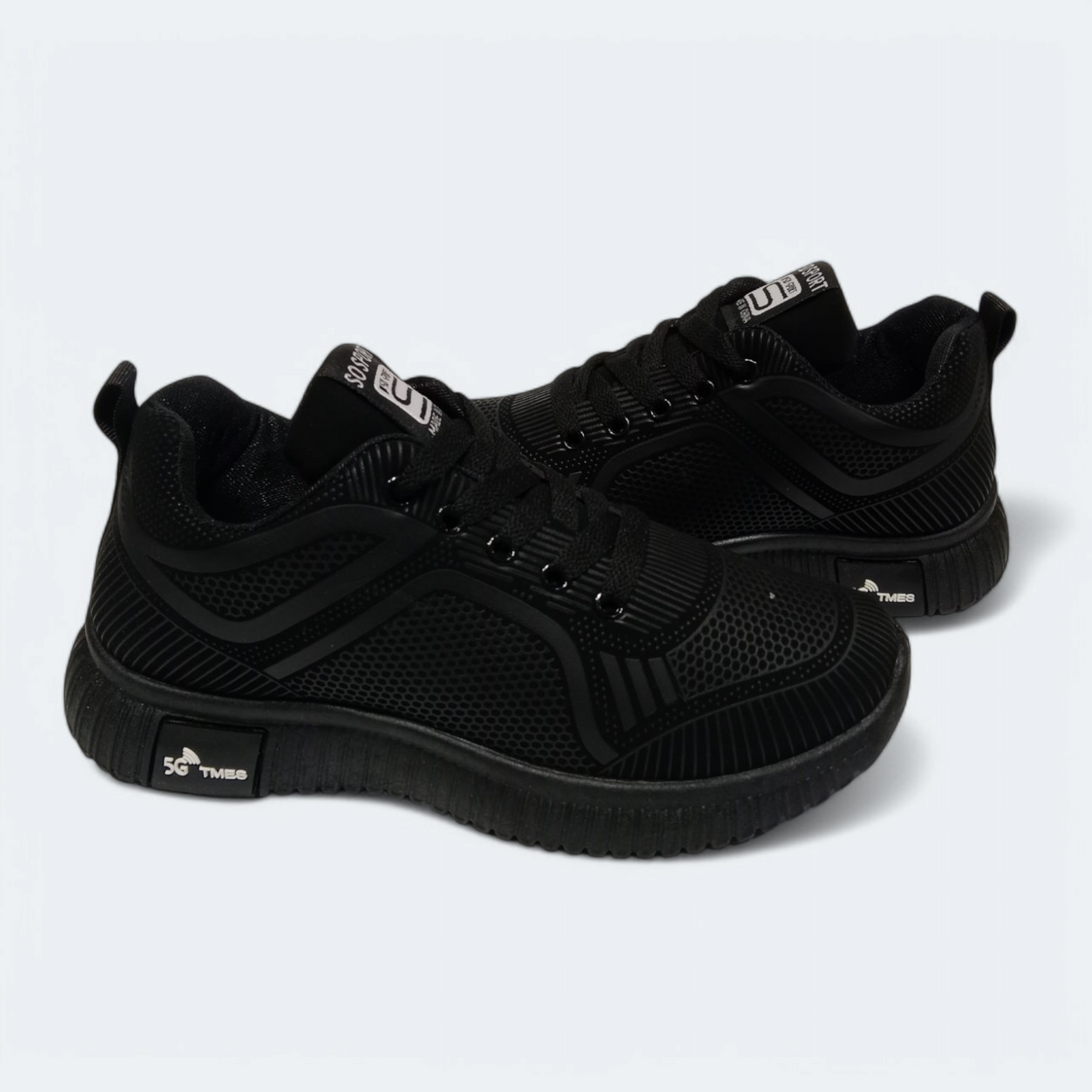 Black sneakers/ Joggers shoes Unisex black school shoes