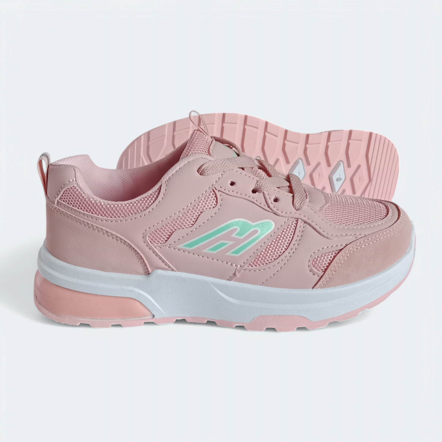 Ladies walking joggers| Girls pink sneakers shoes