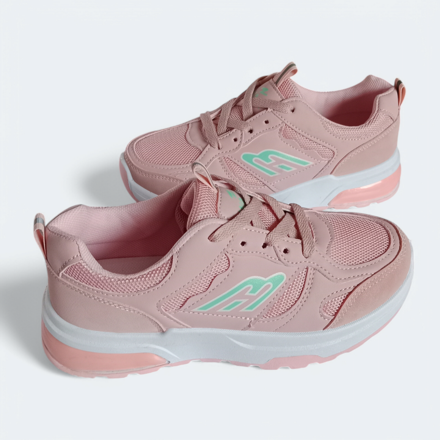 Ladies walking joggers| Girls pink sneakers shoes