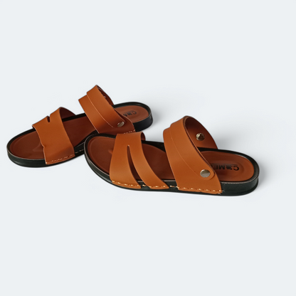 Camelo Casual mustard slippers