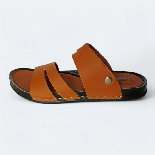 Camelo Casual mustard slippers