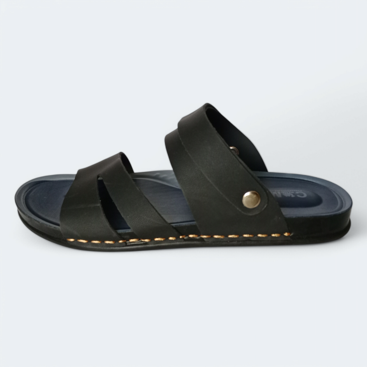 Casual Black slippers for Men