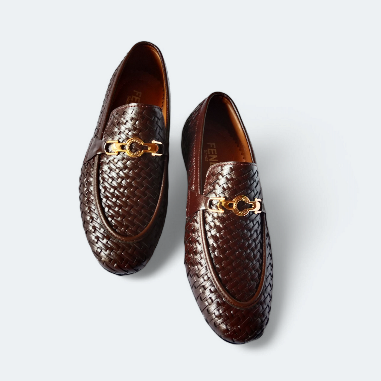 Men's Brown loafers shoes  formal fashion