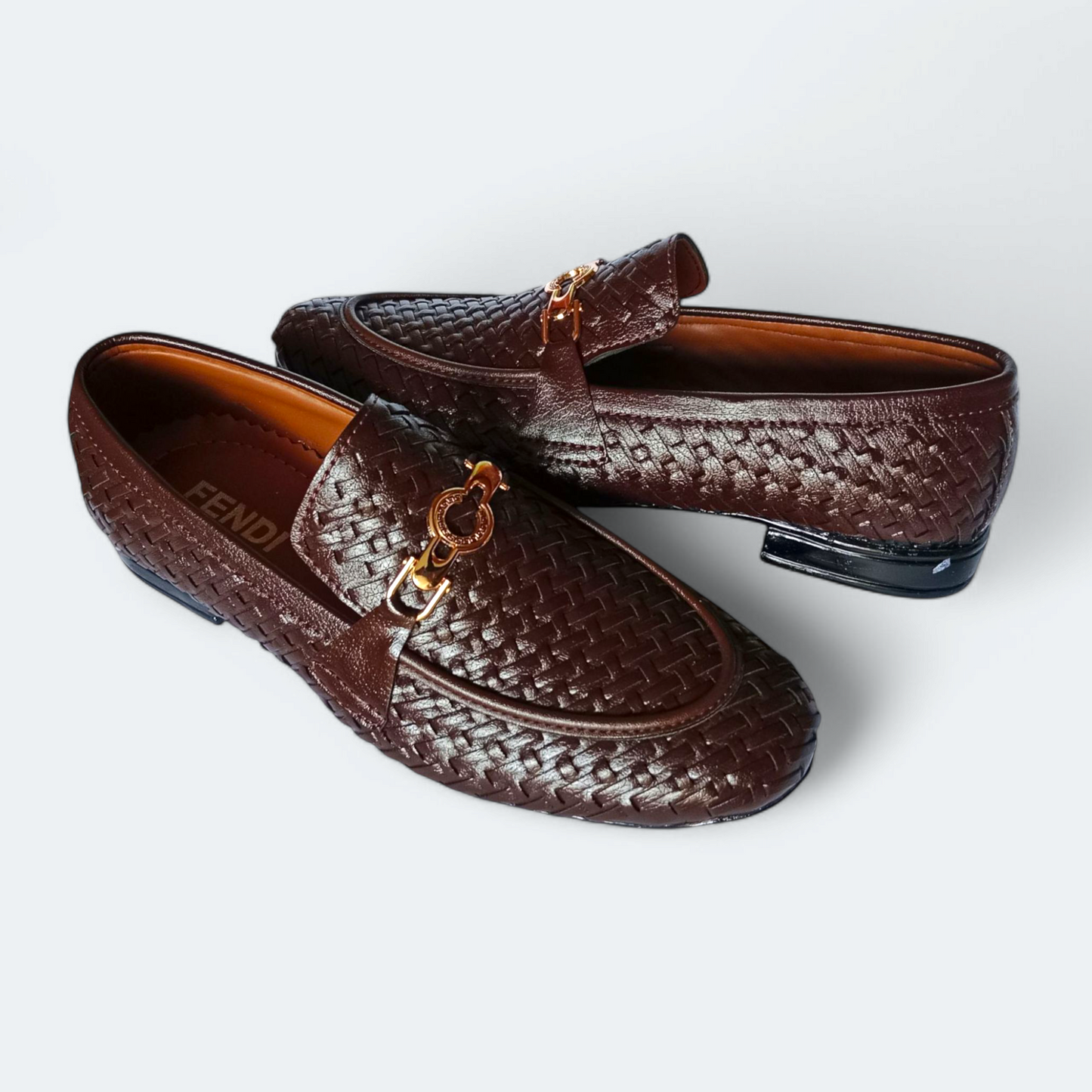 Men's Brown loafers shoes  formal fashion