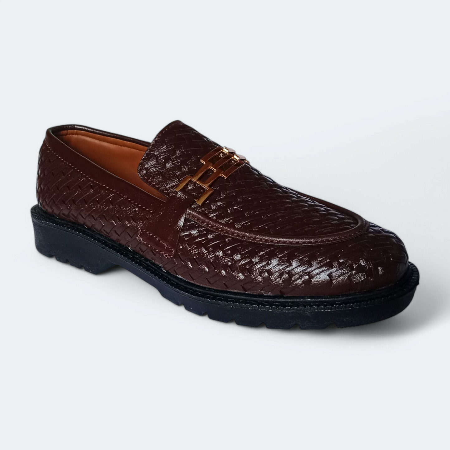 Men's Brown formal shoes | highsole loafers