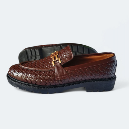 Men's Brown formal shoes | highsole loafers