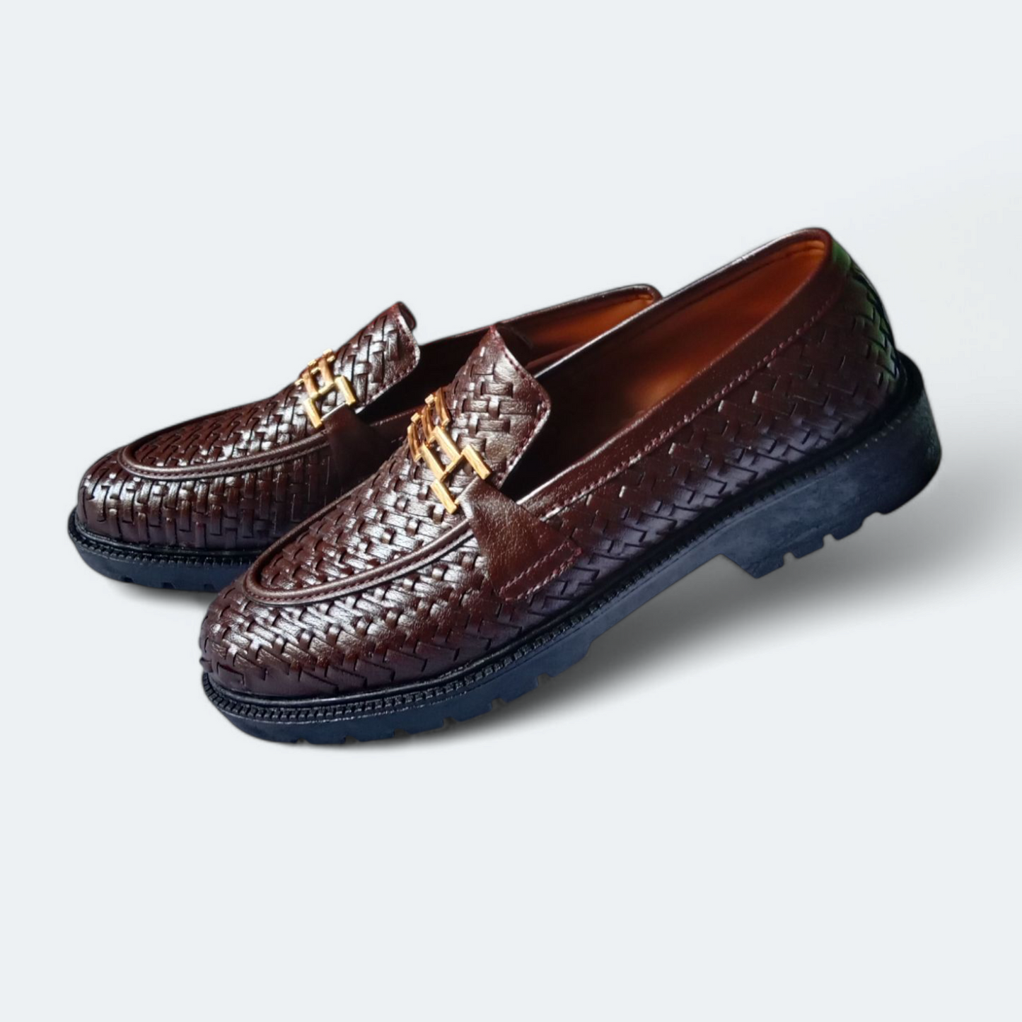 Men's Brown formal shoes | highsole loafers