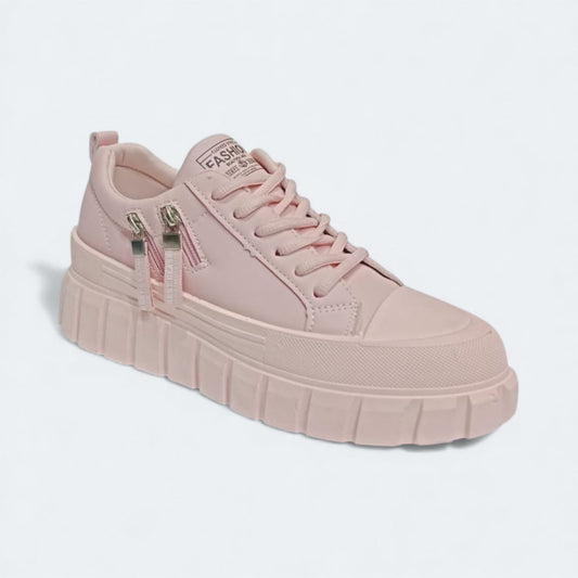 Girls High sole Sneakers / Korean style chunky shoes