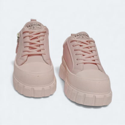 Girls High sole Sneakers / Korean style chunky shoes