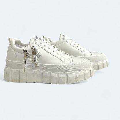 Girls High sole Sneakers / Korean style chunky shoes