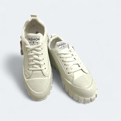 Girls High sole Sneakers / Korean style chunky shoes