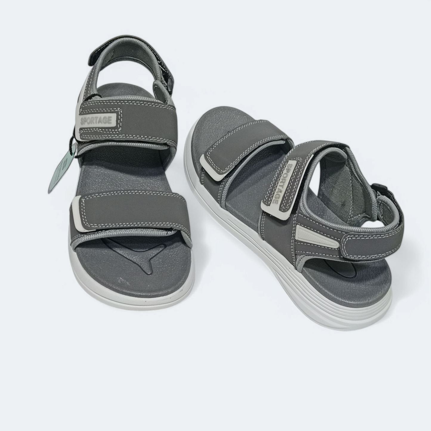 Grey Skechers sandals | men's lightweight & comfy sandals