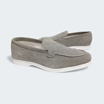 Loro Piana Men's Suede leather loafers shoes/ sneakers loafers