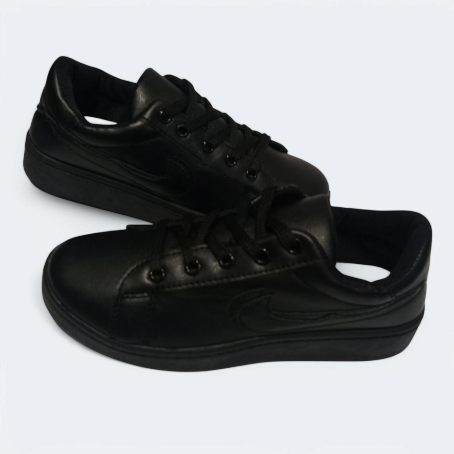 Black sneakers shoes| School fleet sneakers