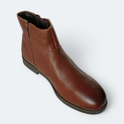 Men's Long Brown leather shoes