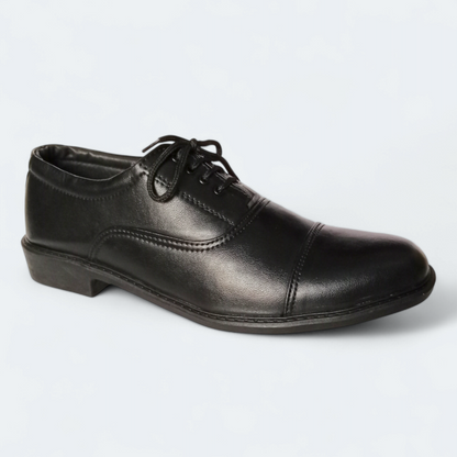 Men's Black Irani leather Oxford shoes