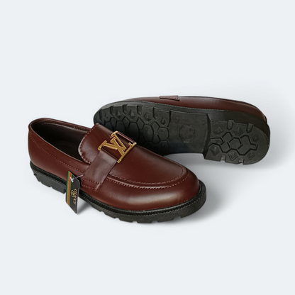 High Sole Formal shoes| LV Brown stylish shoes