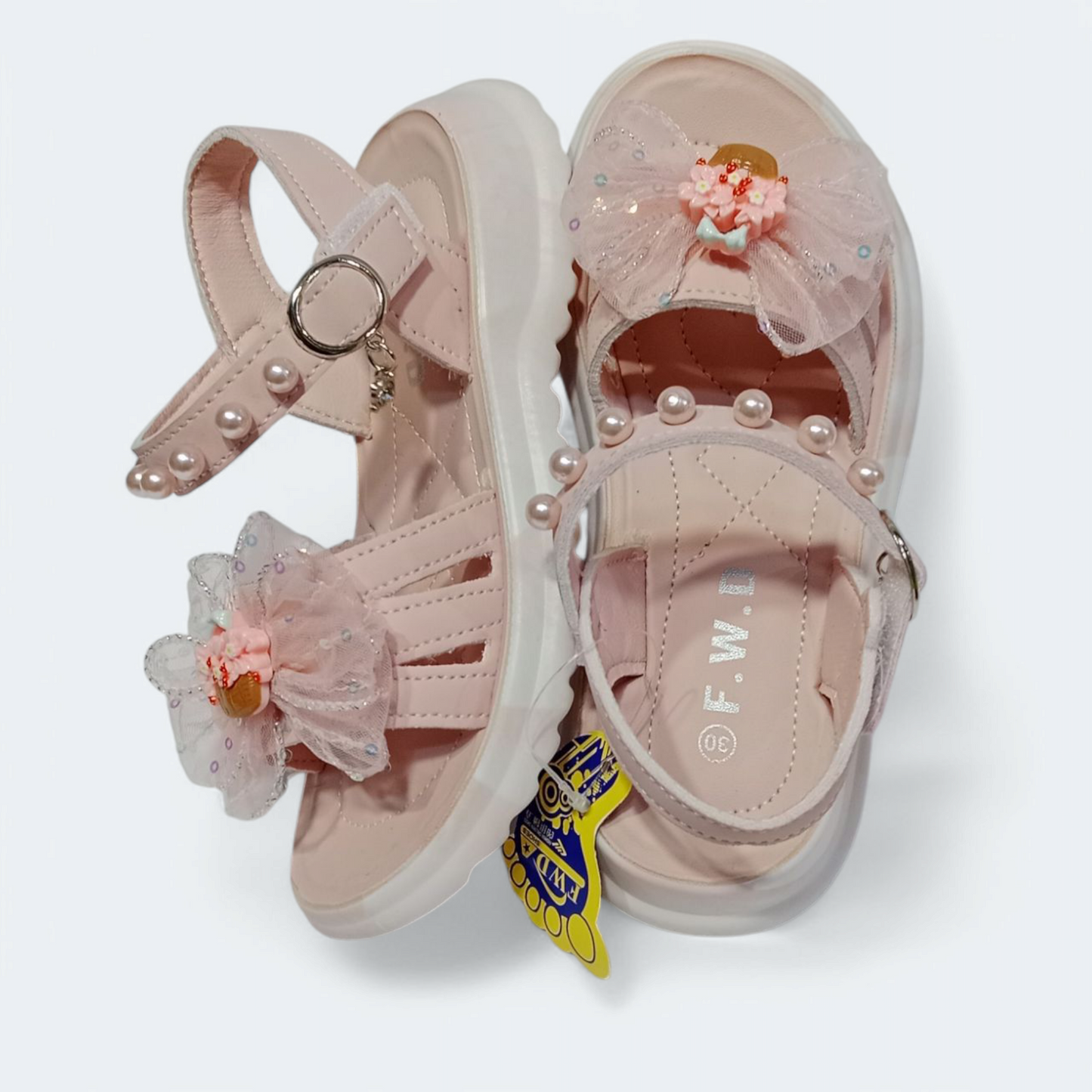 Kids Girl's fancy sandals| kid's Stylish Pink sandals