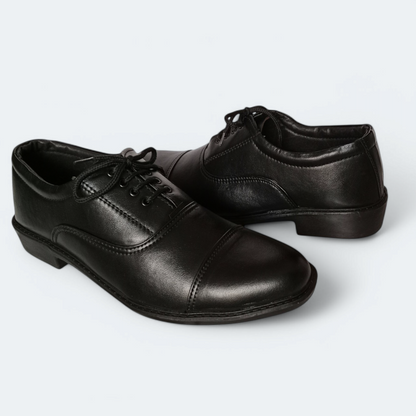 Men's Black Oxford shoes|Irani leather formal boots