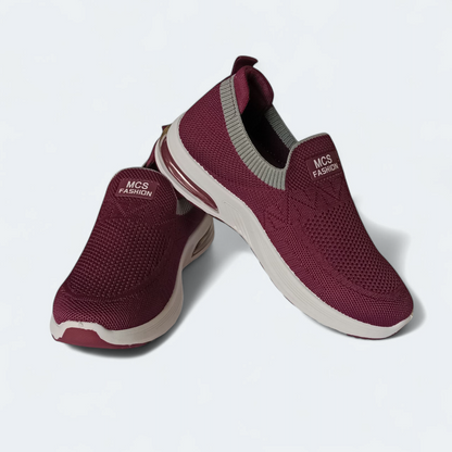 Ladies comfortable without lace walking joggers| women's Skechers shoes