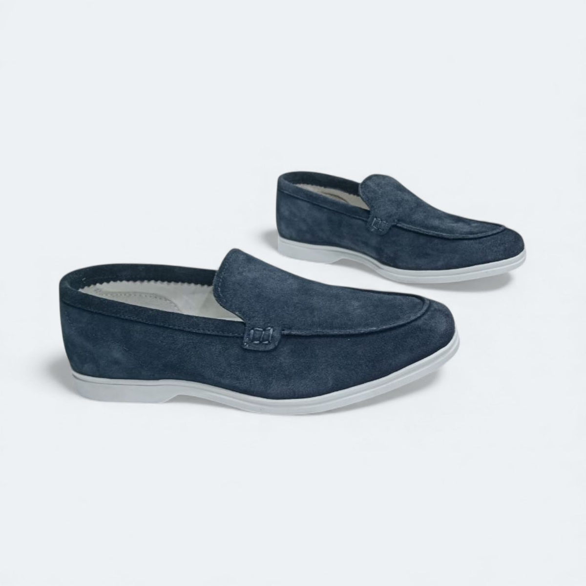 Loro Piana Men's Suede leather loafers shoes/ sneakers loafers