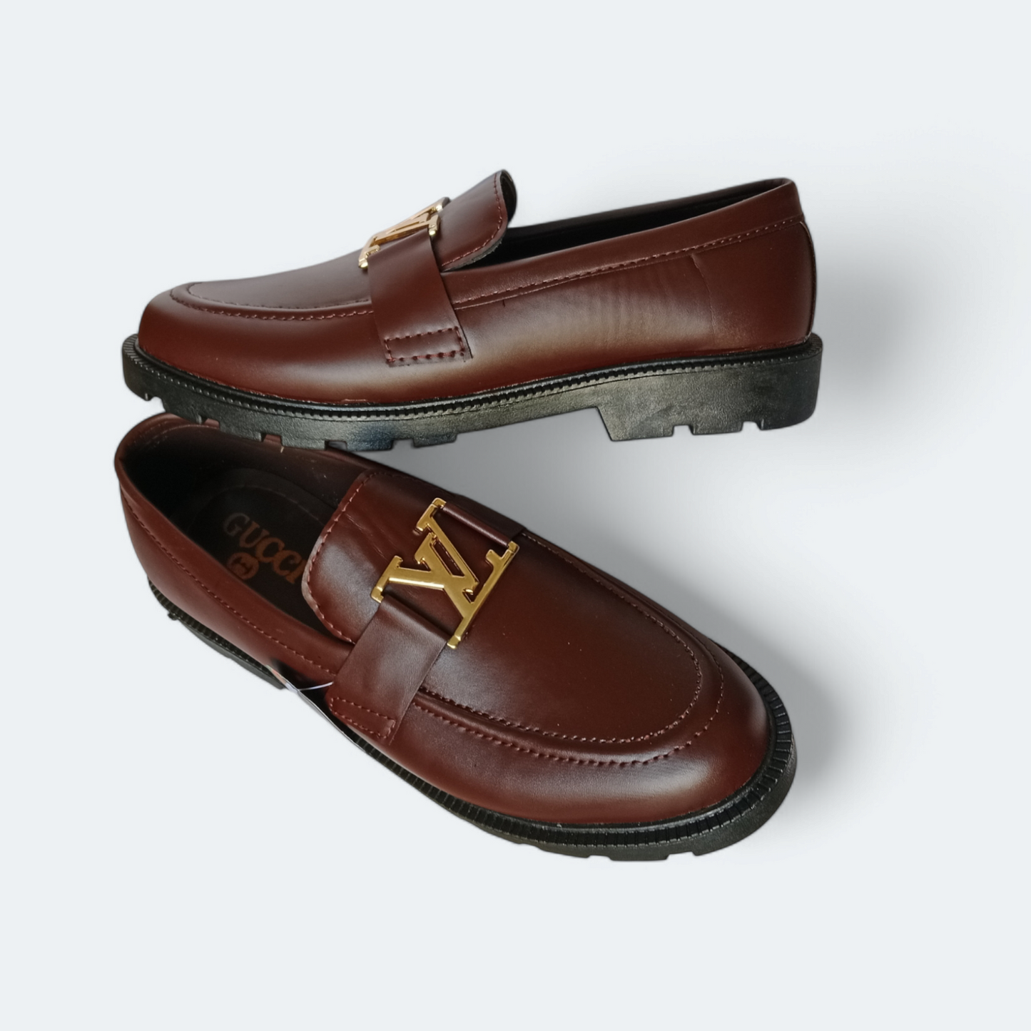 High Sole Formal shoes| LV Brown stylish shoes