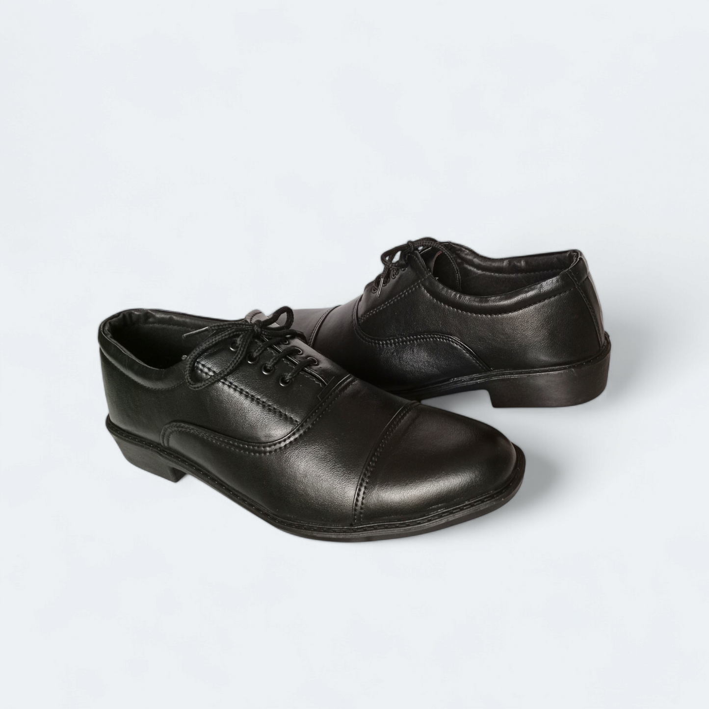 Men's Black Irani leather Oxford shoes