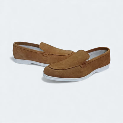 Loro Piana Men's Suede leather loafers shoes/ sneakers loafers