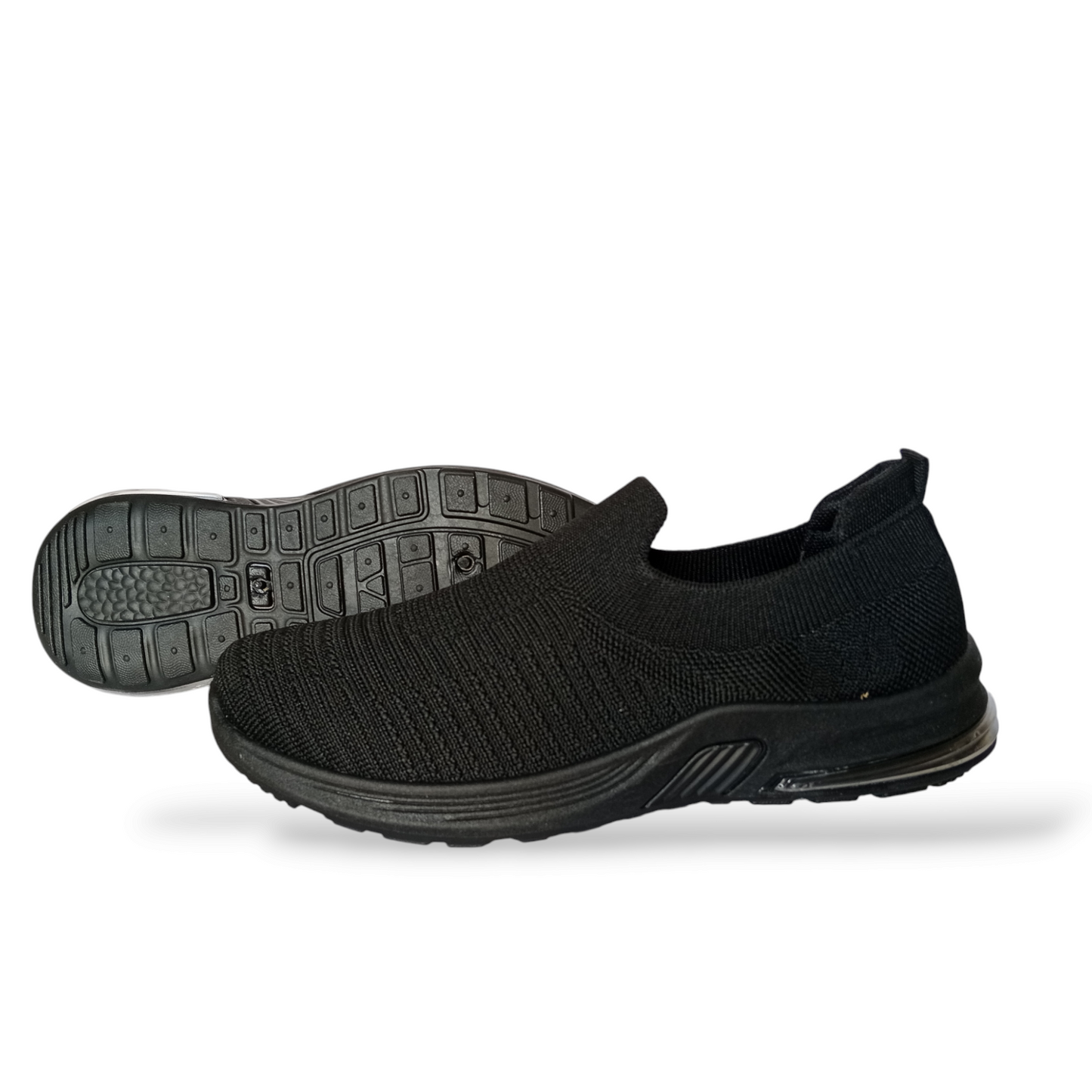 Black Skechers shoes Flexible sneakers shoes