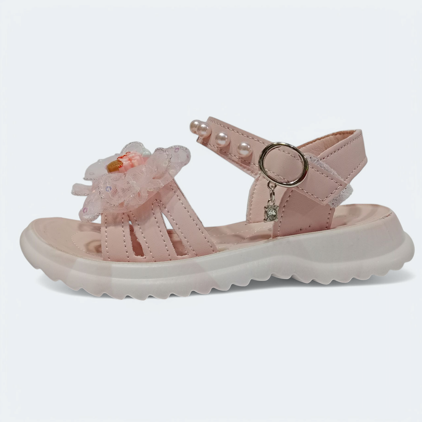 Kids Girl's fancy sandals| kid's Stylish Pink sandals