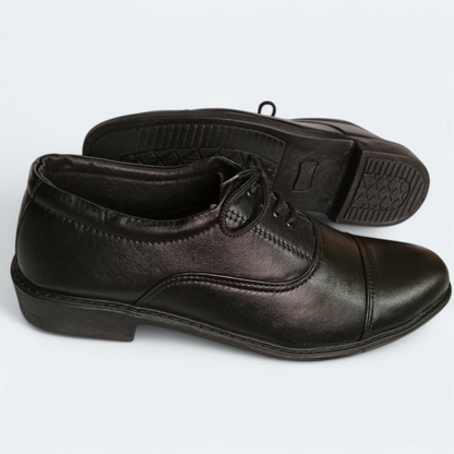 Men's Black Oxford shoes|Irani leather formal boots