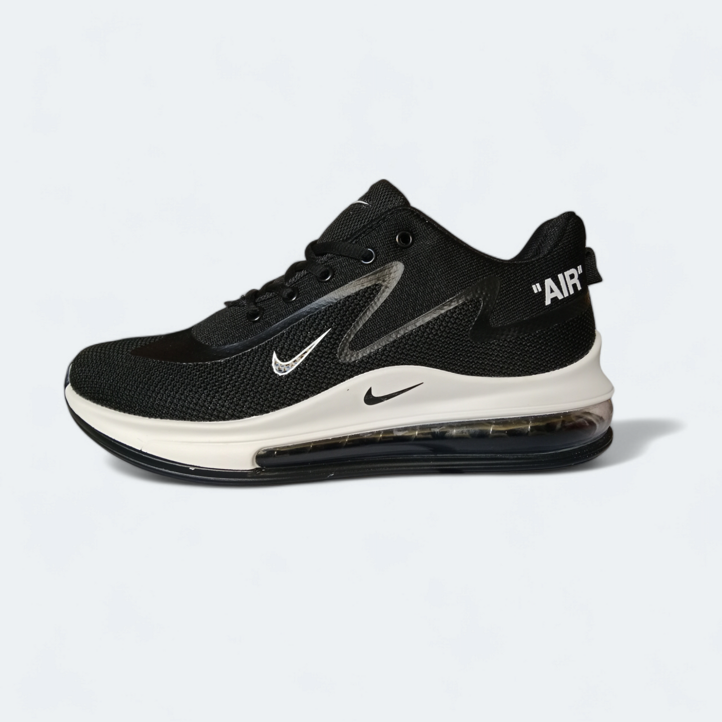 Nike Air Max 720 Black white| Men's Breathable Fashion Joggers